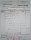 Etat de cession